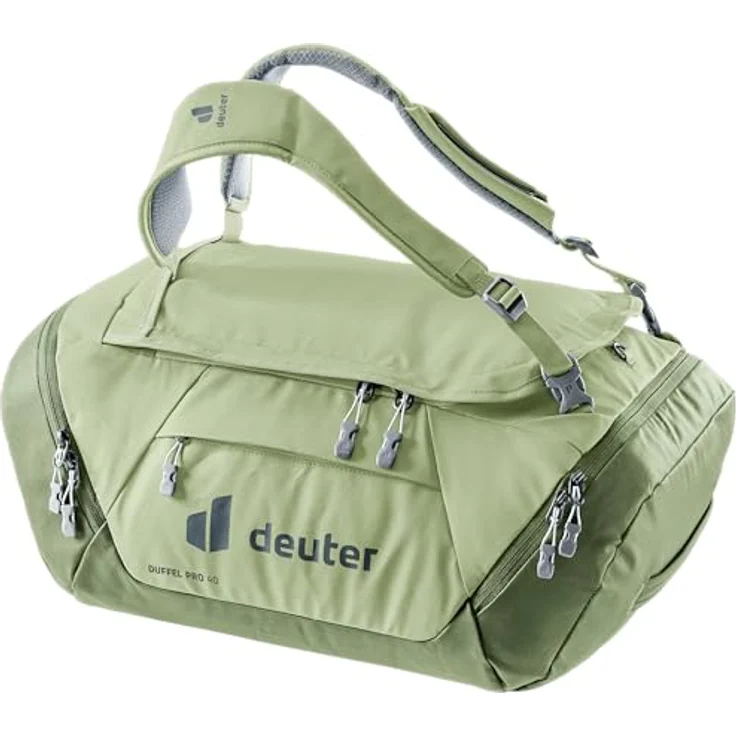 Deuter Duffel Pro 40, Weekender Reisetasche 52 cm, 100% Polyester, mineral-grove – Bild 1