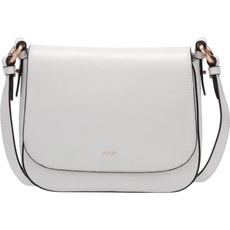 Joop! Sofisticato 1.0 Esmera Umhängetasche, 100% Leder, 22 cm, weiß
