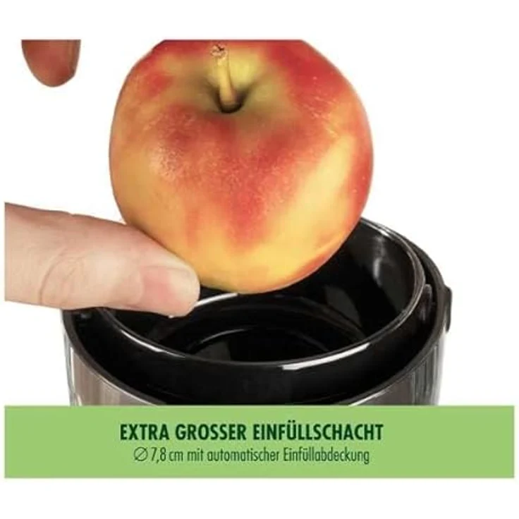 Gastroback Entsafter 40146 Vita Fresh Slow Juicer, 200 W - mit extra großem Einfüllschacht, kraftvollem Motor und hoher Saftausbeute – Bild 2