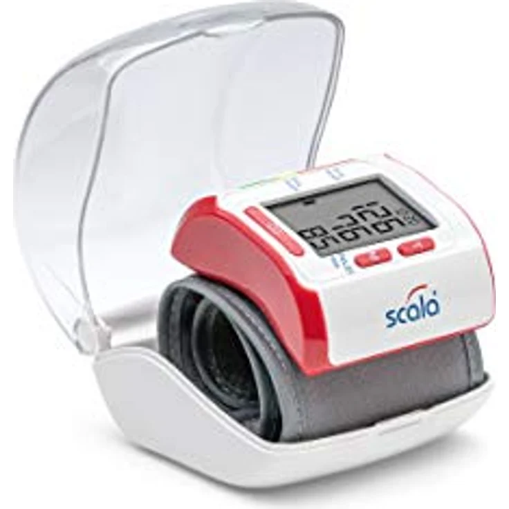 Scala SC 6400, mit 85 speicherbaren Messungen, batteriebetrieben, für das Handgelenk Blutdruckmessgerät – Bild 2