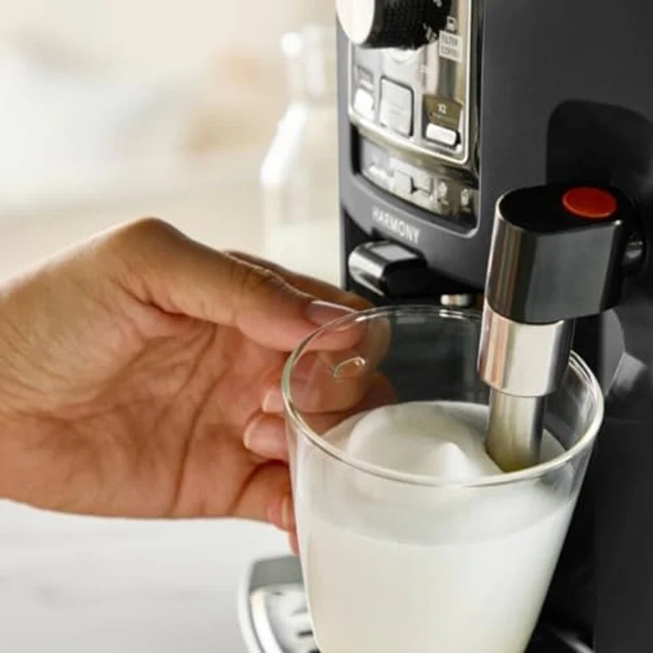 Krups EA4008, Espressomaschine mit 2 l Wassertank, Eingebautem Mahlwerk und Manuellem Milchaufschäumer, 1450 W, Schwarz – Bild 5