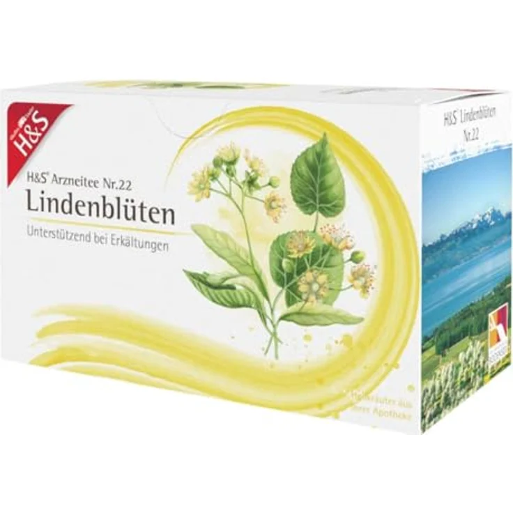 H&S Lindenblüten Tee, süßlich-aromatischer Arzneikräutertee, 20 Filterbeutel à 1,8 g – Bild 3
