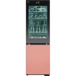 LG GBG719MDNN, Klasse D, 352 L, MoodUp Kühl-Gefrierkombination mit InstaView, indivuell einstellbarer Farbänderungen, Musik Kollektion, LCD Display, Total No-Frost, Kompressor mit 10 Jahren Garantie