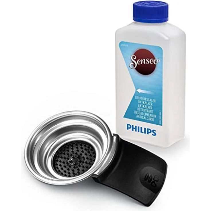 Philips CA6522/02 Senseo® Pflegeset, 2-Tassen Padhalter und Entkalker 250ml – Bild 1