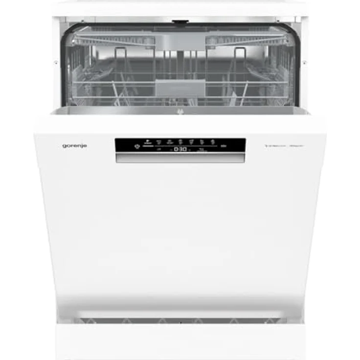 Gorenje GS643C90W, freistehender Geschirrspüler für 16 Maßgedecke, automatischer Türöffnung und energieeffizienter Klasse C, Weiss – Bild 1