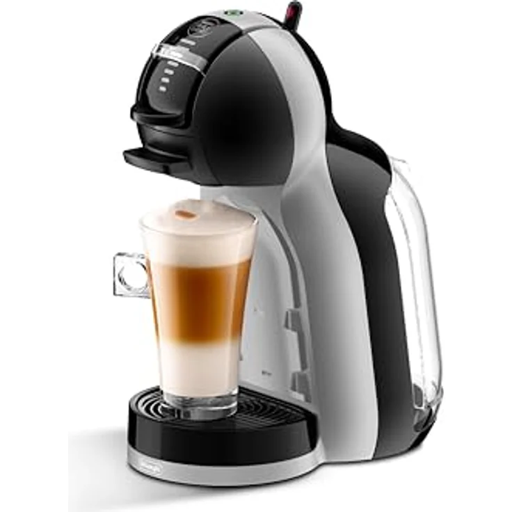 De'Longhi EDG 155.BG Dolce Gusto Mini Me Kapsel Kaffeemaschine (für heiße und kalte Getränke, 15 bar Pumpendruck, 0,8l Wassertank) black - arctic Grey – Bild 3