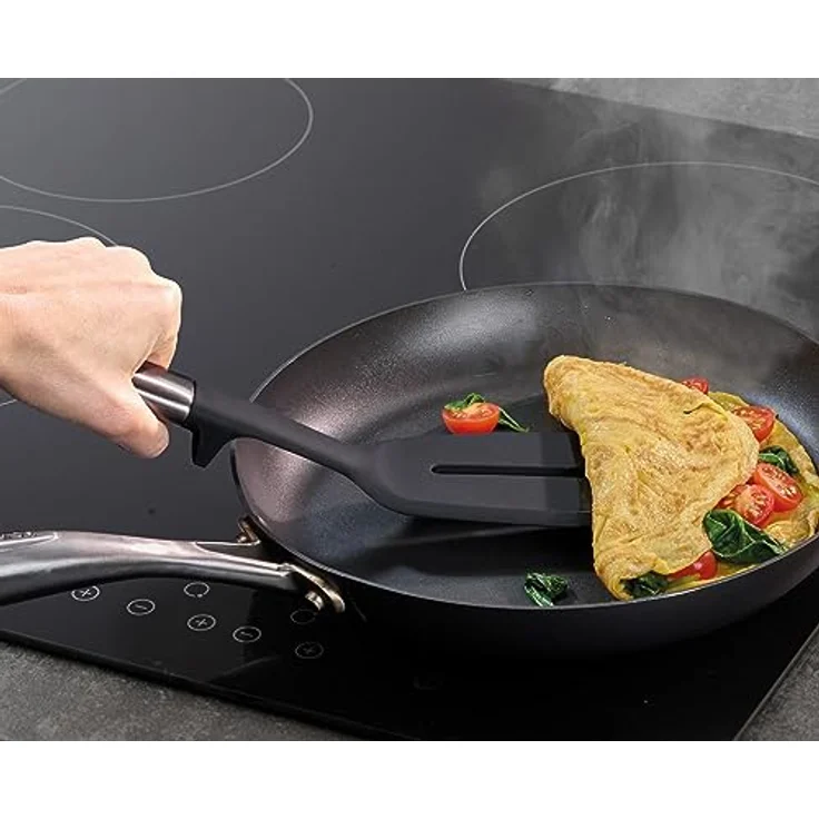 Joseph Joseph Elevate 5-teilig Silikon Küchenutensilien Set, BPA-frei, hitzebeständig, antihaftbeschichtet, beschwerte Griffe aus Edelstahl – Bild 5