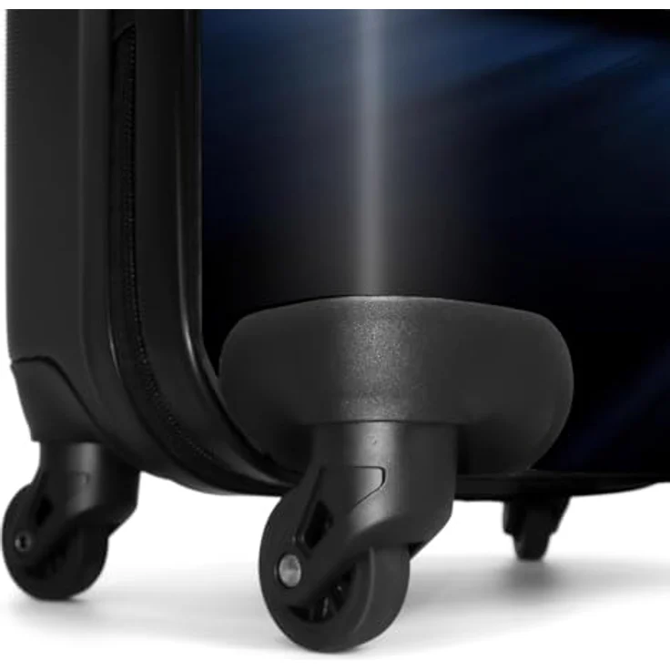 NoBoringSuitcases.com© Kinderkoffer Auto - Blau - Jungen - Kind 67 cm - 72 L, 4 Rollen, Mittelgroßer Reisekoffer mit Rollen für 20kg – Bild 7