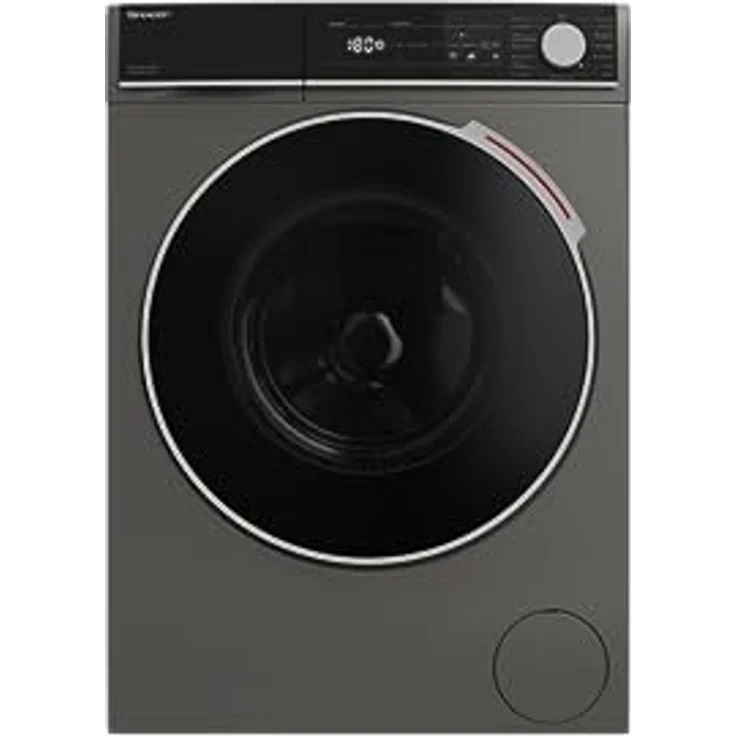 Sharp ES-NFH914CADA-DE Waschmaschine Frontlader / 9 kg/A (A bis G) / 1400 U/min/Adanced Inverter Motor / 15 Programme/Dampffunktion/AquaStop/Espresso Gray – Bild 1