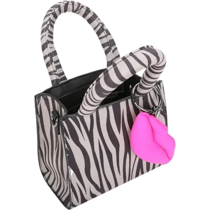 Buffalo Boxy30 Mini Bag Handtasche, 17.5 cm, 100% Polyester, weiss – Bild 4