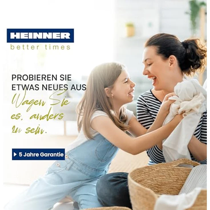Heinner HWM-M814IVNS, Frontlader Waschmaschine, 8 kg, Energieeffizienzklasse A, 1400 U/min, 72 dB – Bild 9