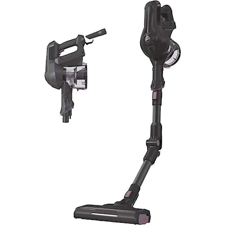 Hoover HF1 Flex Akku-Staubsauger ohne Beutel + Knick-Gelenk – bis zu 120 m² mit 1 Akkuladung – kabelloser Staubsauger mit XL Staubbehälter & Parkfunktion – Handstaubsauger mit Fugendüse & Staubbürste – Bild 1