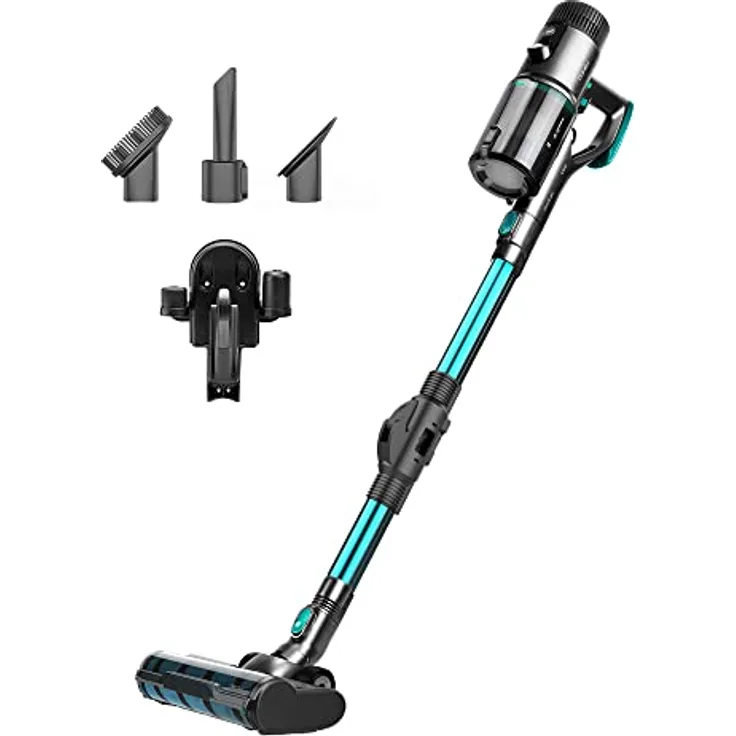 Cecotec Conga Rockstar 890 X-Treme ErgoFlex. 3 in 1 digitaler Staubsauger, 480 W, 150 aW, 30 kPa, 100 Minuten Autonomie, Bürste Tank von 700 ml. Biegsames Rohr.