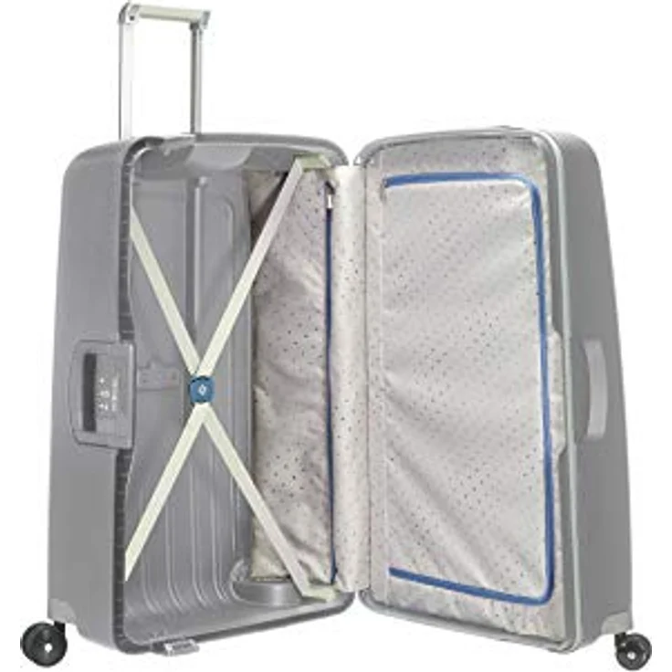 Samsonite S'Cure - Spinner L Koffer, 75 cm, 102 L, 4 Rollen , Silber (Silver) – Bild 4