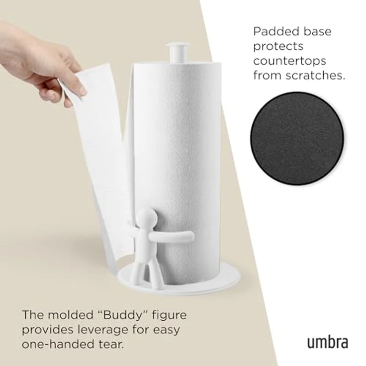 Umbra BUDDY Küchenrollenhalter freistehend, weiss  – Bild 6