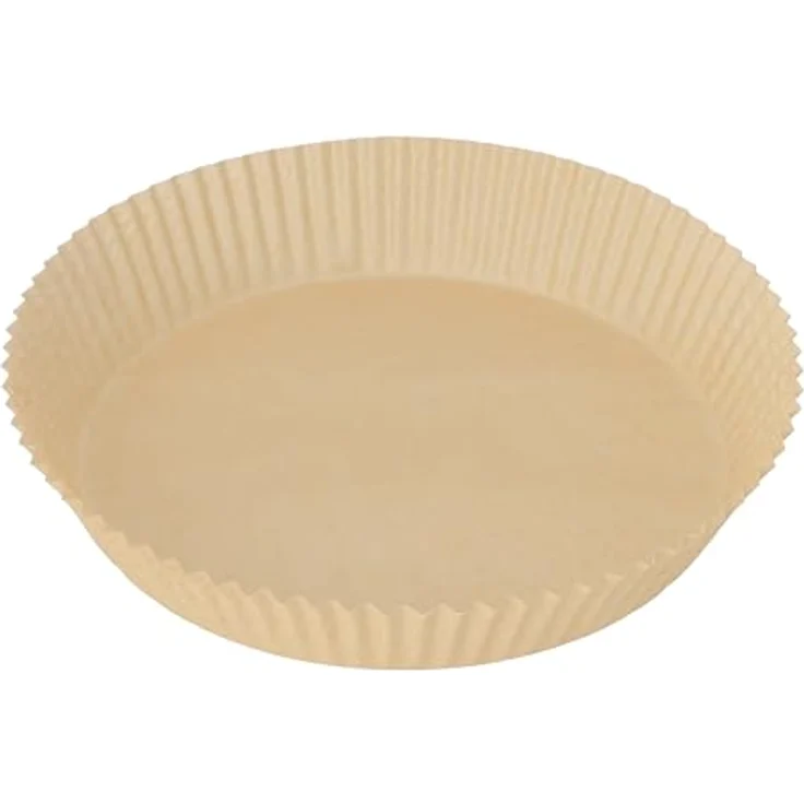 PAPSTAR 100 Backpapiere Ø 20 cm · 4,5 cm braun für Heißluftfritteusen – Bild 3