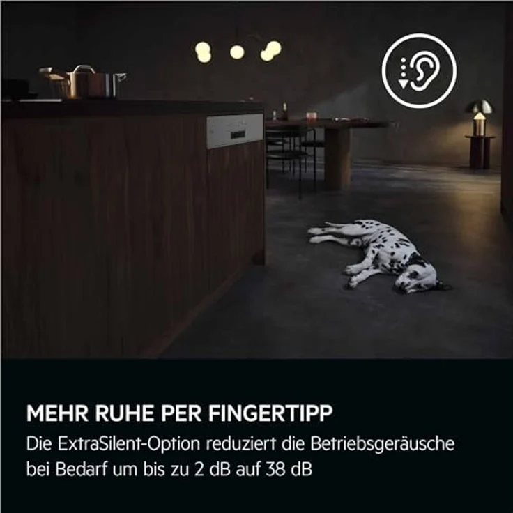 AEG GT9200X2SCM Serie 9000, teilintegrierter 60cm Einbaugeschirrspüler mit AEG App und Besteckschublade, Energieeffizienzklasse A – Bild 6