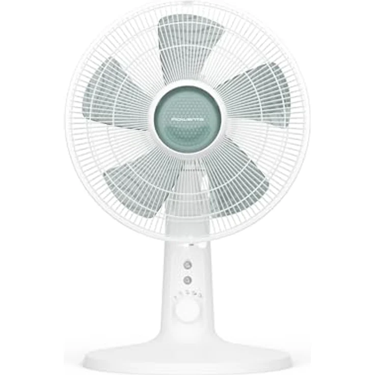 ROWENTA VU2740 Turbo Silence Extreme+ Tischventilator, 20 Watt, leiser Betrieb mit Timer und Oszillation, Weiß – Bild 2