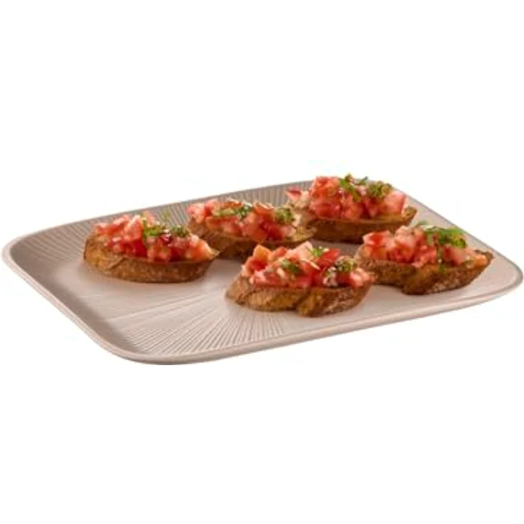APS GN 1/2 Tablett Nero, Melamin, 32,5 x 26,5 cm, Höhe 2,5 cm, kratzfest und bruchsicher – Bild 2