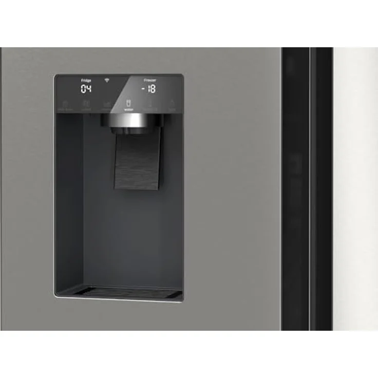 Bosch KFD96APEA, Serie 6, Smarter XXL-French Door Kühlschrank, 183 x 90,5 cm, 375 L Kühlen + 199 L Gefrieren, NoFrost, Eis- und Wasserspender, VitaFresh für längere Frische, Gebürsteter Stahl – Bild 5