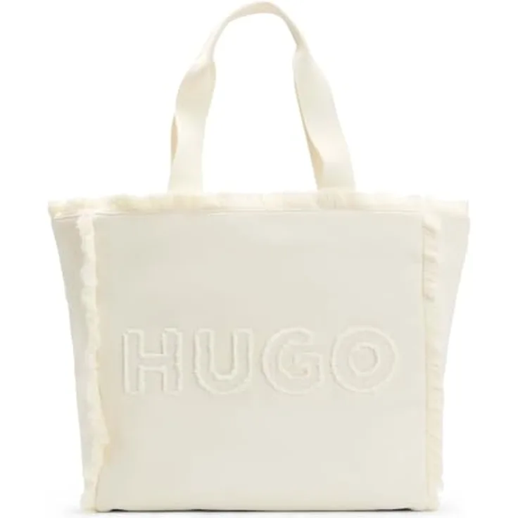 HUGO Shopper Women's Becky CA, Einkaufstasche in open white mit geräumigem Hauptfach und praktischen Tragegriffen
