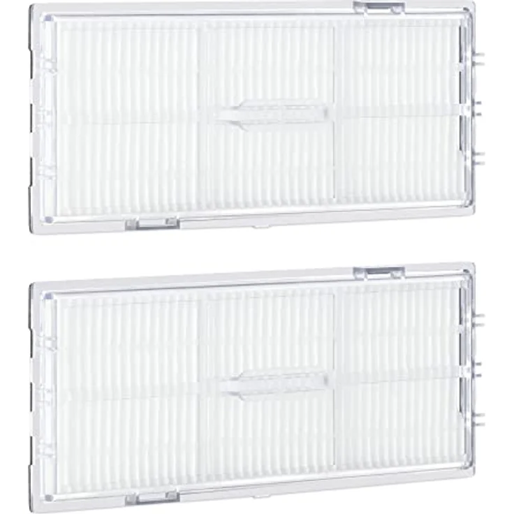 kwmobile Filter Set kompatibel mit Roborock S7 S7+ T7S - 2x Ersatzfilter Hochleistungsfilter für Saugroboter - Staubsauger Zubehör – Bild 1