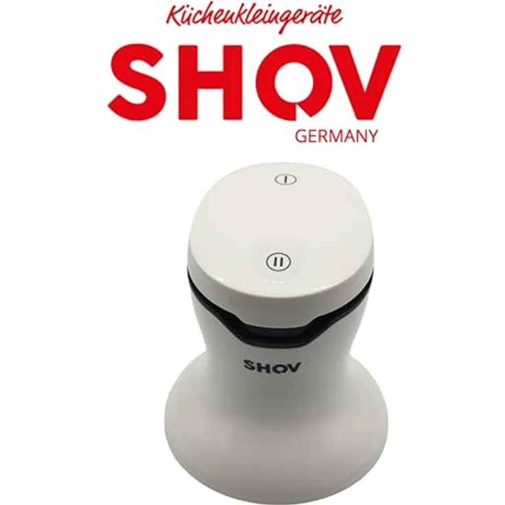 SHOV Elektrischer Mini-Zerkleinerer 300 W, 700 ml Glasbehälter & 4 scharfe Messer für präzises Zerkleinern – Bild 8