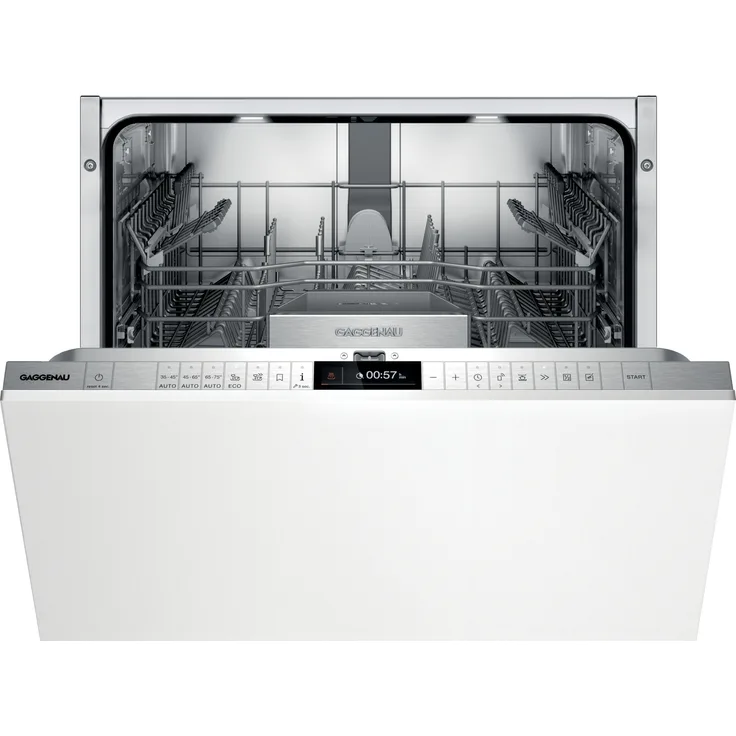 GAGGENAU Serie 200 DF271101, Geschirrspüler 60 cm mit Zeolith-Trocknung, 6 Spülprogramme, Aquasensor und Push-to-open Funktion