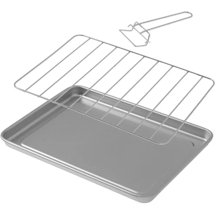Adler Minibackofen AD 6032, Elektrobackofen mit Timer und Backblech, 9 l, schwarz – Bild 6
