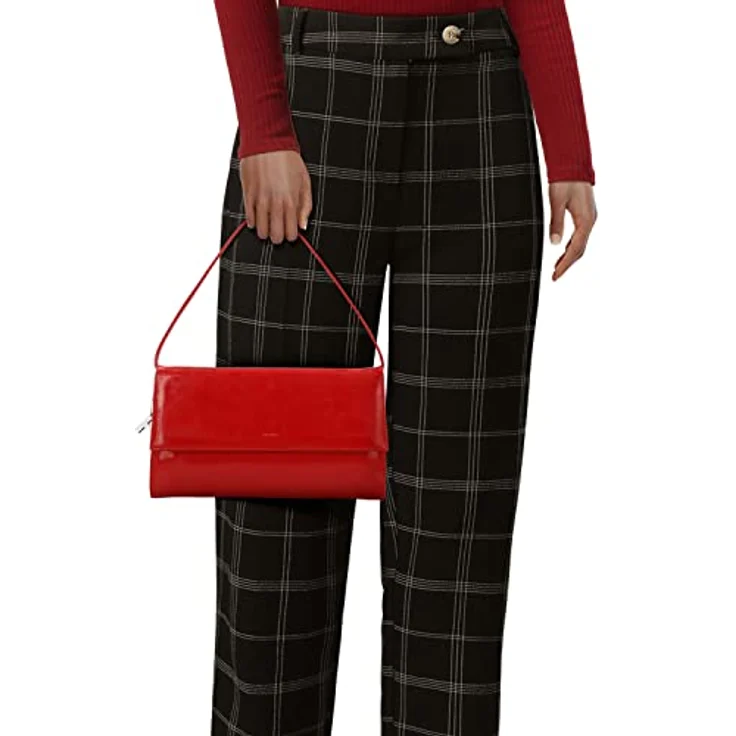 Picard Auguri, Handtasche in Rot, elegante Abendtasche mit abknöpfbarem Henkel und vielseitigem Design – Bild 4
