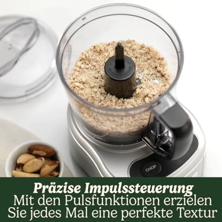 Cuisinart Mini Prep Pro - Mini-Zerkleinerer und kompakte Küchenmaschine in 1 | Multifunktional: Hacken, Zerkleinern, Mixen | Umkehrbare Edelstahlklinge | BPA-freie 900-ml-Arbeitsschüssel | Silber – Bild 5