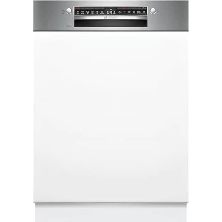 BOSCH SMI4HVS14E Serie 4, teilintegrierbarer Geschirrspüler, 598 mm, 46 dB (A), C, gebürsteter Stahl, VarioFlex-Körbe, Home Connect-App – Bild 2
