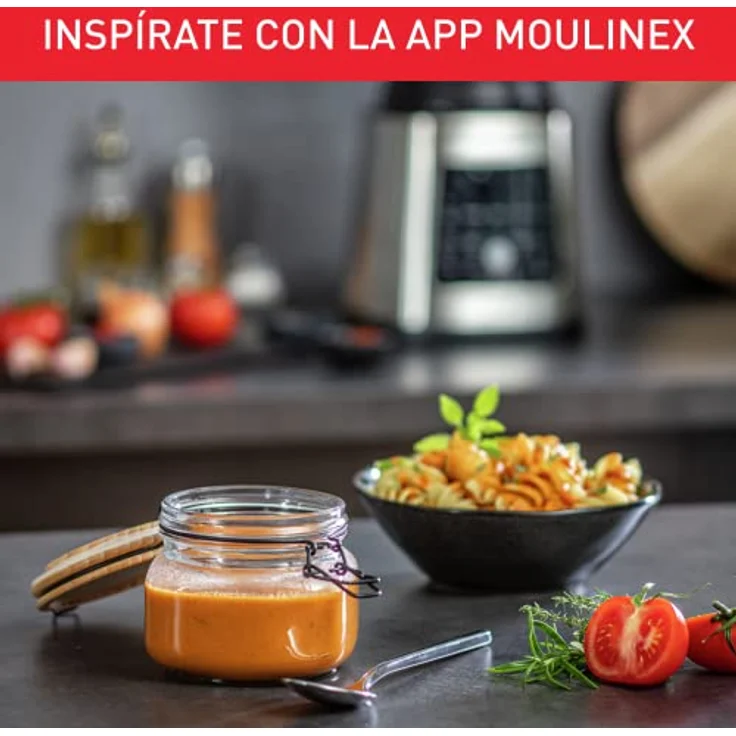 Moulinex LM835D10, Standmixer, Schwarz, Silber, Transparent – Bild 5