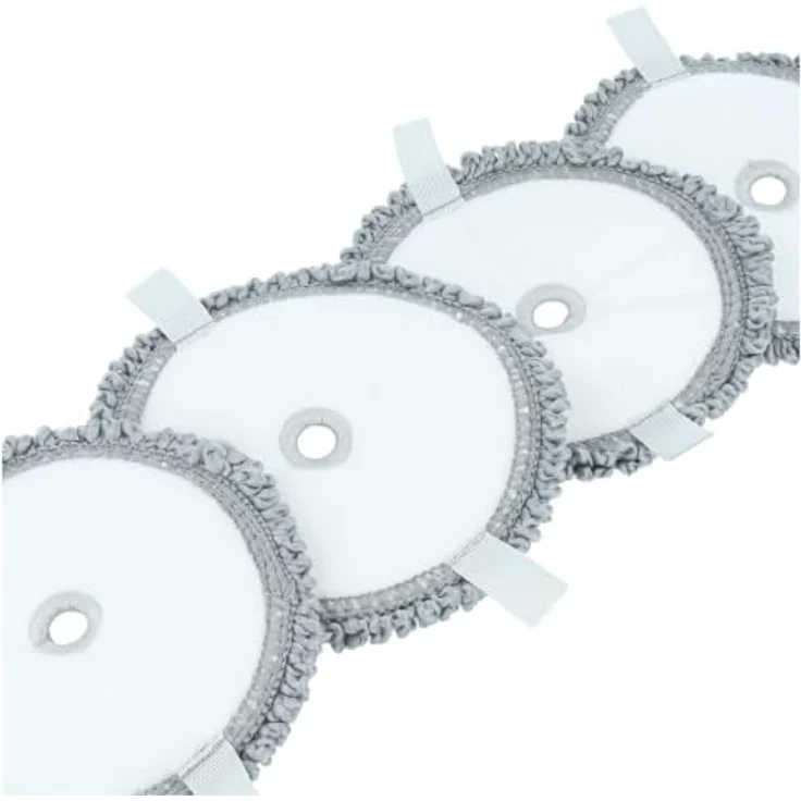 vhbw Wischbezug Ersatz für Bosch BHZUPAD1, Mikrofaser, grau, wiederverwendbar, 4er Set – Bild 6
