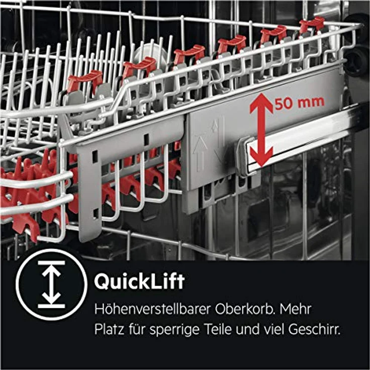 AEG FSE7571AP Einbaugeschirrspüler, vollintegrierbar, 14 Maßgedecke, 9,9 L Wasserverbrauch, Besteckschublade, AquaStop, Energieeffizienzklasse B – Bild 13