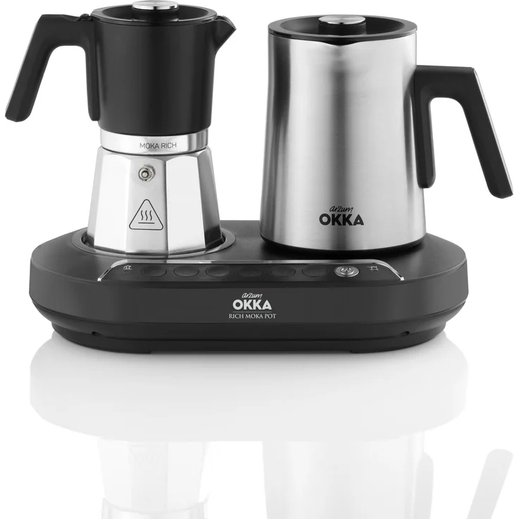 Arzum Okka Rich Moka Pot OK0027, Espressokanne, Schwarz