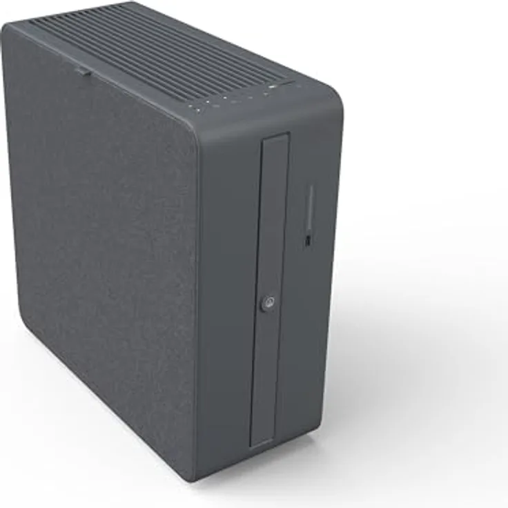 Airthings Renew - Intelligenter Luftreiniger, HEPA-13- und Aktivkohlefilter, mit Trageriemen und Feinstaub-Sensor, filtert gegen Allergien, Pollen, Staub, Gerüche, Tierhaare und Rauch, ideal für Schlafzimmer - Airthings