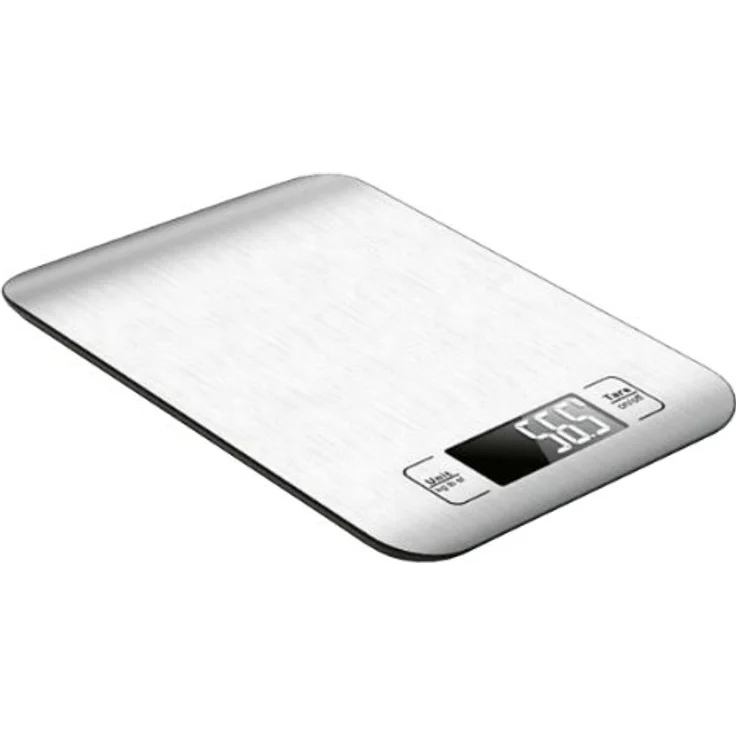 Mia KW 7006 Elektronische Küchenwaage Edelstahl (LCD, 60 x 28 mm, Edelstahl, Edelstahl) – Bild 2