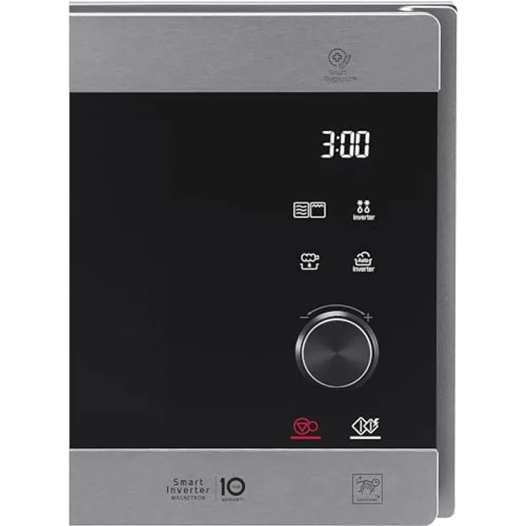 LG MH6565CPS Mikrowelle mit Grill, Standgerät, 25 Liter Garraum, 1000 Watt, silber – Bild 5