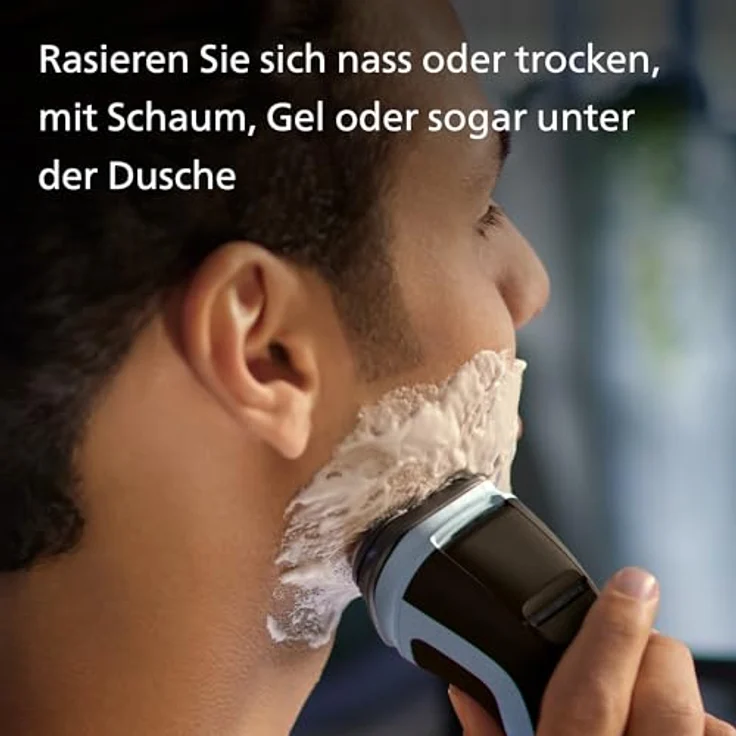 PHILIPS Shaver Series 3000X, Elektrischer Nass- und Trockenrasierer für Männer in Himmelblau, SkinProtect-Technologie, ausklappbarer Bartschneider – Bild 4