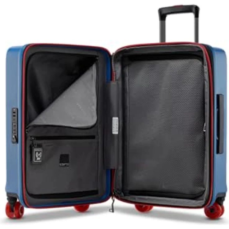 Stratic Buzz Kabinentrolley S 54 cm, 4 Rollen, blau, 100% Polycarbonat – Bild 7