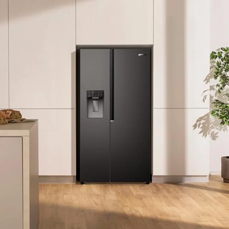 GORENJE NRS917C61BX Side-by-Side Kühlschrank, 528 l, Schwarz Inox Look, Wasser- und Eiswürfelspender, 1786 mm hoch – Bild 14