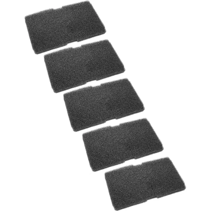 VHBW 5x Schwammfilter für Beko DPU 7340 X, DPU 7343 X Wäschetrockner - waschbar, schwarz, Ersatzfilter-Set – Bild 1