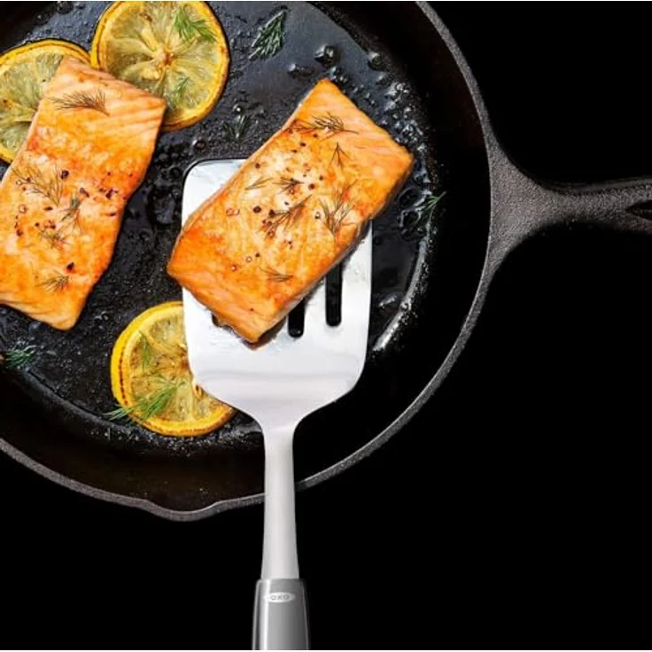OXO Steel Pfannenwender aus Stahl, Kochzubehör mit höchster Qualität und kreativen Möglichkeiten – Bild 2