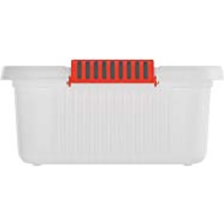 KIS Aufbewahrungsbox K Latch Box 28 Liter in transparent-orange, Plastik, 59x39x18 cm – Bild 3