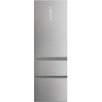 Haier 3D 60 Series 5 HTW5618CNMG Kühlschrank mit Direct Access-Schubladen, AirFlow, WLAN, ABT-Technologie, Invertermotor, My Zone, Humidity Zone, TotalNoFrost, An 60 cm, 360 l, LED-Licht, in Edelstahl