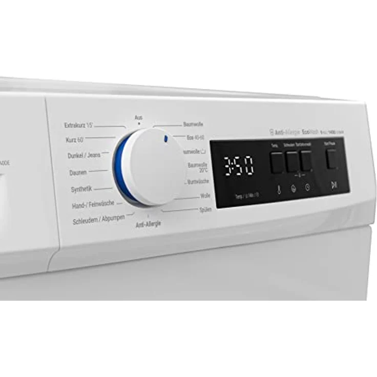 Daewoo WM914T1WA0DE Waschmaschine Frontlader / 9 kg / 1400 U/min/Advanced Inverter Motor / 15 Programme inkl. 15 min Kurzprogramm/AquaStop/Weiß – Bild 5
