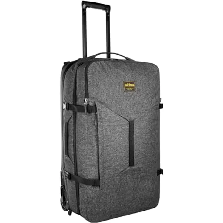 Tatonka Travel Roller 90, Koffer mit 90 l, Schwarz, mit Kompressionsriemen und praktischem Raumteiler – Bild 1