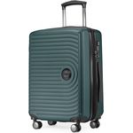 Hauptstadtkoffer Mitte - Handgepäck 55x40x23, TSA, 4 Rollen, Hartschalenkoffer, Waldgrün
