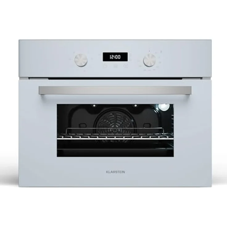 Klarstein SpaceSmart Einbaubackofen 41 L, 8 Funktionen, Dampfreinigung, Digitaler Timer, Energieklasse A, Kompaktes Design – Bild 1